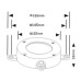 ΦΩΤΙΣΤΙΚΟ ΣΥΝΤΡΙΒΑΝΙΟΥ & ΣΚΑΦΟΥΣ BOAT INOX 304 LED 6x2W - 12V/24V - RGB - IP68