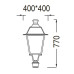 ΦΩΤΙΣΤΙΚΟ ΙΣΤΟΥ ΦΑΝΑΡΙ ΚΟΡΥΦΗΣ CORFU ECO LED MODULE 50W - IP65