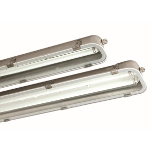 ΦΩΤΙΣΤΙΚΟ ΣΤΕΓΑΝΟ Τ8 INOX 304 ΜΕ ELECTRONIC BALLAST 1x18W - IK09 - IP65