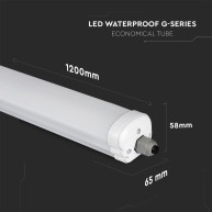 ΦΩΤΙΣΤΙΚΟ ΣΤΕΓΑΝΟ ΓΡΑΜΜΙΚΟ V-TAC LED 36W - 4000K - IP65