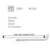 ΦΩΤΙΣΤΙΚΟ ΣΚΑΦΑΚΙ ΦΘΟΡΙΟΥ Τ8 LED SYSTEM READY 1x60cm - ONE SIDE CONNECTION