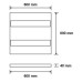 ΦΩΤΙΣΤΙΚΟ ΟΡΟΦΗΣ DIAS SLOT LED 37W - 4000K - IP20