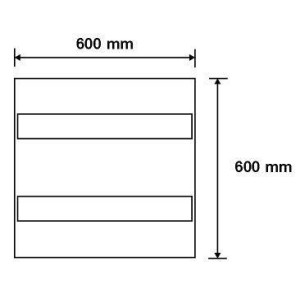 ΦΩΤΙΣΤΙΚΟ ΨΕΥΔΟΡΟΦΗΣ DIAS SLOT LED 22W - 3000K - IP20