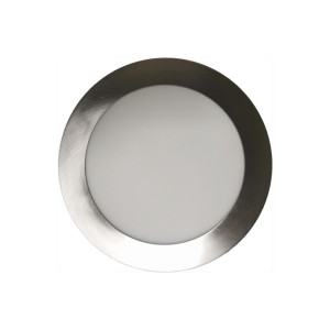 ΦΩΤΙΣΤΙΚΟ LED PANEL ROUND ΟΠΗ Φ155mm NICKEL MAT 12W - 4000K - IP20