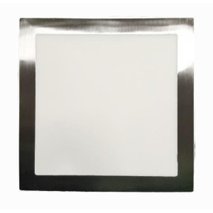 ΦΩΤΙΣΤΙΚΟ LED PANEL SQUARE ΟΠΗ 280X280mm NICKEL MAT 24W - 3000K - IP20
