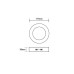 ΦΩΤΙΣΤΙΚΟ PANEL ΟΡΟΦΗΣ ROUND LED ΛΕΥΚΟ 6W - 6000K - IP20