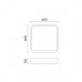 ΦΩΤΙΣΤΙΚΟ PANEL ΟΡΟΦΗΣ SQUARE LED ΛΕΥΚΟ 32W - 3000K - IP20