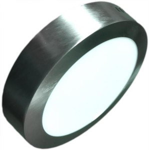 ΦΩΤΙΣΤΙΚΟ PANEL ΟΡΟΦΗΣ ROUND LED NICKEL MAT 12W - 4000K - IP20
