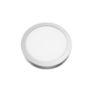 ΦΩΤΙΣΤΙΚΟ PANEL ΟΡΟΦΗΣ ROUND LED NICKEL MAT 18W - 3000K - IP20
