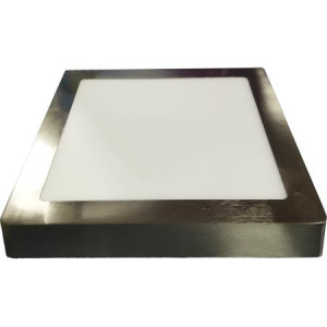 ΦΩΤΙΣΤΙΚΟ PANEL ΟΡΟΦΗΣ ROUND LED NICKEL MAT 18W - 4000K - IP20