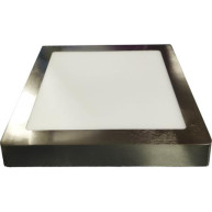 ΦΩΤΙΣΤΙΚΟ PANEL ΟΡΟΦΗΣ ROUND LED NICKEL MAT 18W - 6000K - IP20