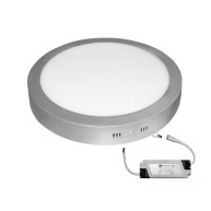 ΦΩΤΙΣΤΙΚΟ PANEL ΟΡΟΦΗΣ ROUND LED NICKEL MAT 30W - 3000K - IP20