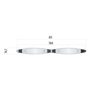 ΦΩΤΙΣΤΙΚΟ CLUCE HEXAGON 60° LED 64W - 2 LM 840 - IK10 - IP66
