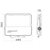 ΦΩΤΙΣΤΙΚΟ ΚΡΕΜΑΣΤΟ PALAZZOLI XTIGUA LED 400W - 48 LED - IK08 - IP66 - ENEC