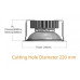 ΦΩΤΙΣΤΙΚΟ ΧΩΝΕΥΤΟ LARGE ΟΠΗ Φ220 LED COB 20W - AC READY - IP20