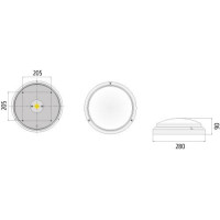 ΦΩΤΙΣΤΙΚΟ ΟΡΟΦΗΣ CLUCE LOOP-1 LED 9.5W - 280mA - IK10 - IP65