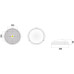 ΦΩΤΙΣΤΙΚΟ ΟΡΟΦΗΣ CLUCE LOOP-2 LED 22W - 650mA PC - IK10 - IP65