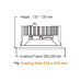 ΦΩΤΙΣΤΙΚΟ ΧΩΝΕΥΤΟ PL DOWNLIGHT ARIS LED 20W - AC READY - IP20