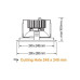 ΦΩΤΙΣΤΙΚΟ ΧΩΝΕΥΤΟ PL DOWNLIGHT PETER LED 30W - AC READY - IP20