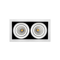 ΦΩΤΙΣΤΙΚΟ ΧΩΝΕΥΤΟ PL DOWNLIGHT CIRCO DOUBLE COB LED 2x16W - IP20