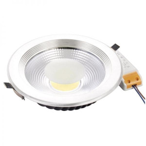 ΦΩΤΙΣΤΙΚΟ PL DOWNLIGHT RECESSED 120° COB LED 30W - 6000K - IP20