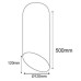 ΦΩΤΙΣΤΙΚΟ ΟΡΟΦΗΣ SPOT ΑΛΟΥΜΙΝΙΟΥ MAESTRO 4 - Φ120x500mm - GU10/E27 - IP20