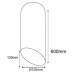 ΦΩΤΙΣΤΙΚΟ ΟΡΟΦΗΣ SPOT ΑΛΟΥΜΙΝΙΟΥ MAESTRO 4 - Φ120x600mm - GU10/E27 - IP20