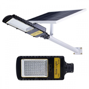 ΦΩΤΙΣΤΙΚΟ ΔΡΟΜΟΥ SOLAR HYBRID LED 60W - 6000K - REMOTE CONTROL - DAY/NIGHT SENSOR - IP65