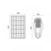 ΦΩΤΙΣΤΙΚΟ ΔΡΟΜΟΥ SOLAR SUNRISE LED 300W - 6000K - REMOTE CONTROL - DAY/NIGHT SENSOR - IP67