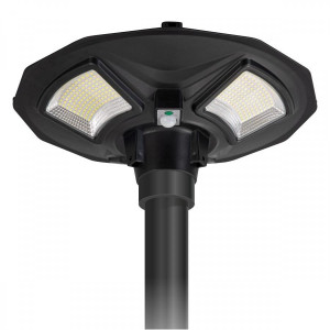 ΦΩΤΙΣΤΙΚΟ ΠΛΑΤΕΙΑΣ SOLAR LED 150W - MOTION & DAY/NIGHT SENSOR - REMOTE CONTROL - IP65
