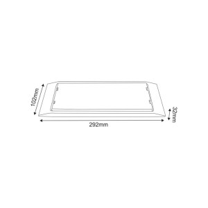 ΦΩΤΙΣΤΙΚΟ ΕΦΕΔΡΙΚΟΥ ΦΩΤΙΣΜΟΥ AMAZE LED 4W - IP20