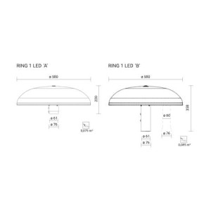 ΦΩΤΙΣΤΙΚΟ ΙΣΤΟΥ ΚΟΡΥΦΗΣ RING 1 LED 40W 4000K - IP66