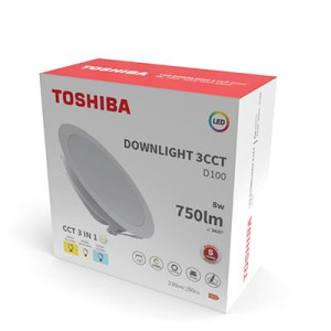 ΦΩΤΙΣΤΙΚΟ LED PANEL TOSHIBA DOWNLIGHT D200 24W - 3CCT - 110°
