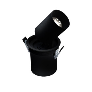 ΦΩΤΙΣΤΙΚΟ ΧΩΝΕΥΤΟ SPOT DOWNLIGHT IN OUT MEDIUM Φ90 LED COB 12W - 3000K - IP20 - BLACK