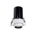 ΦΩΤΙΣΤΙΚΟ ΧΩΝΕΥΤΟ SPOT DOWNLIGHT IN OUT MEDIUM Φ90 LED COB 12W - 3000K - IP20 - BLACK
