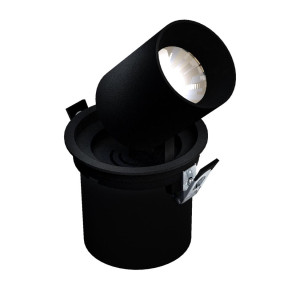 ΦΩΤΙΣΤΙΚΟ ΧΩΝΕΥΤΟ SPOT DOWNLIGHT IN OUT MEDIUM Φ120 LED COB 20W - 3000K - IP20 - BLACK