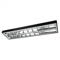 ΦΩΤΙΣΤΙΚΟ ΟΡΟΦΗΣ OSCAR LED SMD 48W 4000K ΠΑΡΑΒΟΛΙΚΟ 230V 2x120cm - IP20 - BLACK