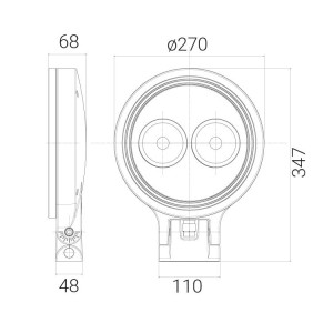 ΦΩΤΙΣΤΙΚΟ ΙΣΤΟΥ PROTO URBAN 20W - 4000K - IP66 - IK08