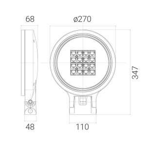 ΦΩΤΙΣΤΙΚΟ ΙΣΤΟΥ PROTO STRADA 35W - 3000K - IP66 - IK08