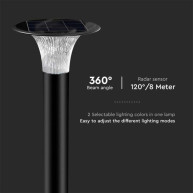 ΦΩΤΙΣΤΙΚΟ ΗΛΙΑΚΟ SOLAR BOLLARD PATH LED 15W - 6000K / 4000K - IP65