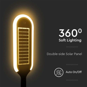 ΦΩΤΙΣΤΙΚΟ ΗΛΙΑΚΟ SOLAR GARDEN LED 5W - 3000K - IP65