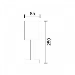 ΦΩΤΙΣΤΙΚΟ ΠΟΡΤΑΤΙΦ ΕΠΑΝΑΦΟΡΤΙΖΟΜΕΝΟ CRYSTAL 1 LED 2W - IP20
