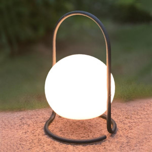 ΦΩΤΙΣΤΙΚΟ ΕΠΙΤΡΑΠΕΖΙΟ ΕΠΑΝΑΦΟΡΤΙΖΟΜΕΝΟ RELAX 2 LED 1.2W - IP65 GREY