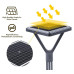 ΦΩΤΙΣΤΙΚΟ ΚΟΡΥΦΗΣ SOLAR PIAZZA 3 LED 20W - 6000K - IP65