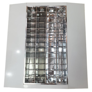 ΦΩΤΙΣΤΙΚΟ ΟΡΟΦΗΣ SLIM T8 ΠΑΡΑΒΟΛΙΚΟ LED 4x60cm - IP20