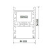 ΦΩΤΙΣΤΙΚΟ ΓΡΑΜΜΙΚΟ ΟΡΟΦΗΣ SLOTLIGHT 44mm PLEXI LED 28W 142cm 4000K IP65 IK08