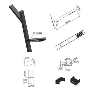 ΦΩΤΙΣΤΙΚΟ ZITA SINGLE WALL BRACKET LED 20W 4000K - IP66 IK08