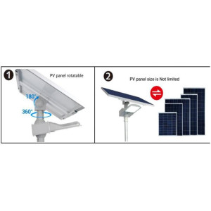 ΦΩΤΙΣΤΙΚΟ SOLAR STREET LIGHT HELIUS-AIO EVO 75W- 4000K - IP66 12000Lm