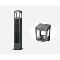 ΦΩΤΙΣΤΙΚΟ ΗΛΙΑΚΟ SOLAR BOLLARD KING LED 10W IP65 100cm