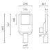 ΦΩΤΙΣΤΙΚΟ ΒΡΑΧΙΟΝΟΣ CAMINO 120W - 3CCT - 16.800Lm - IP66